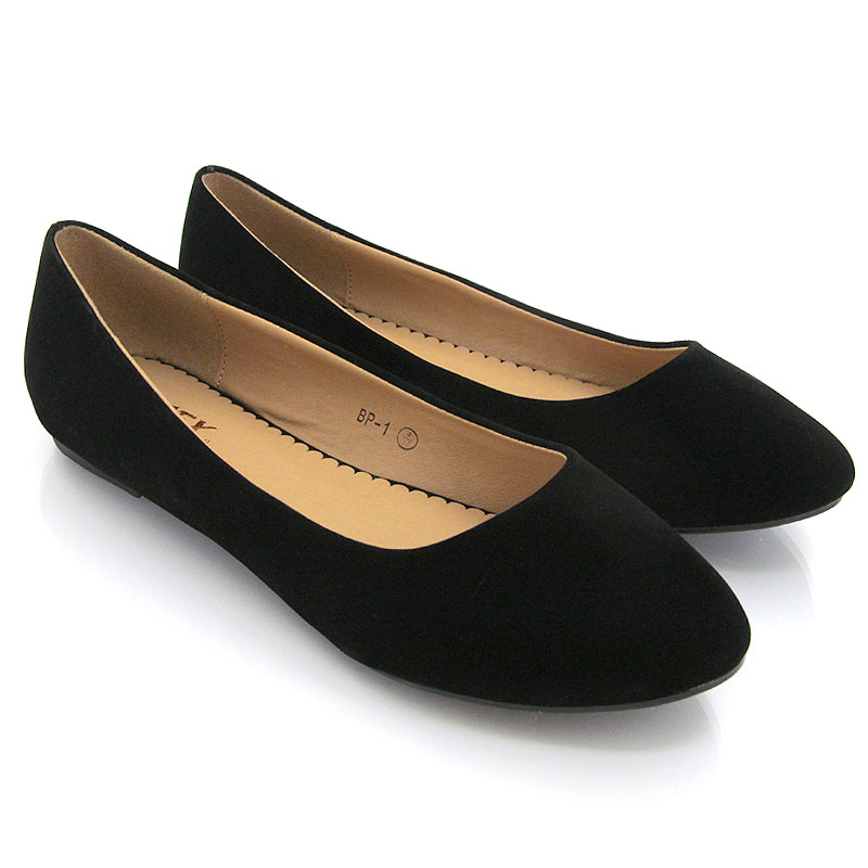 womens black flat shoes